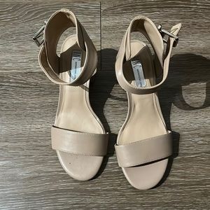 INC International Concepts Women's Hallena Block-Heel Tan, Size 6.0